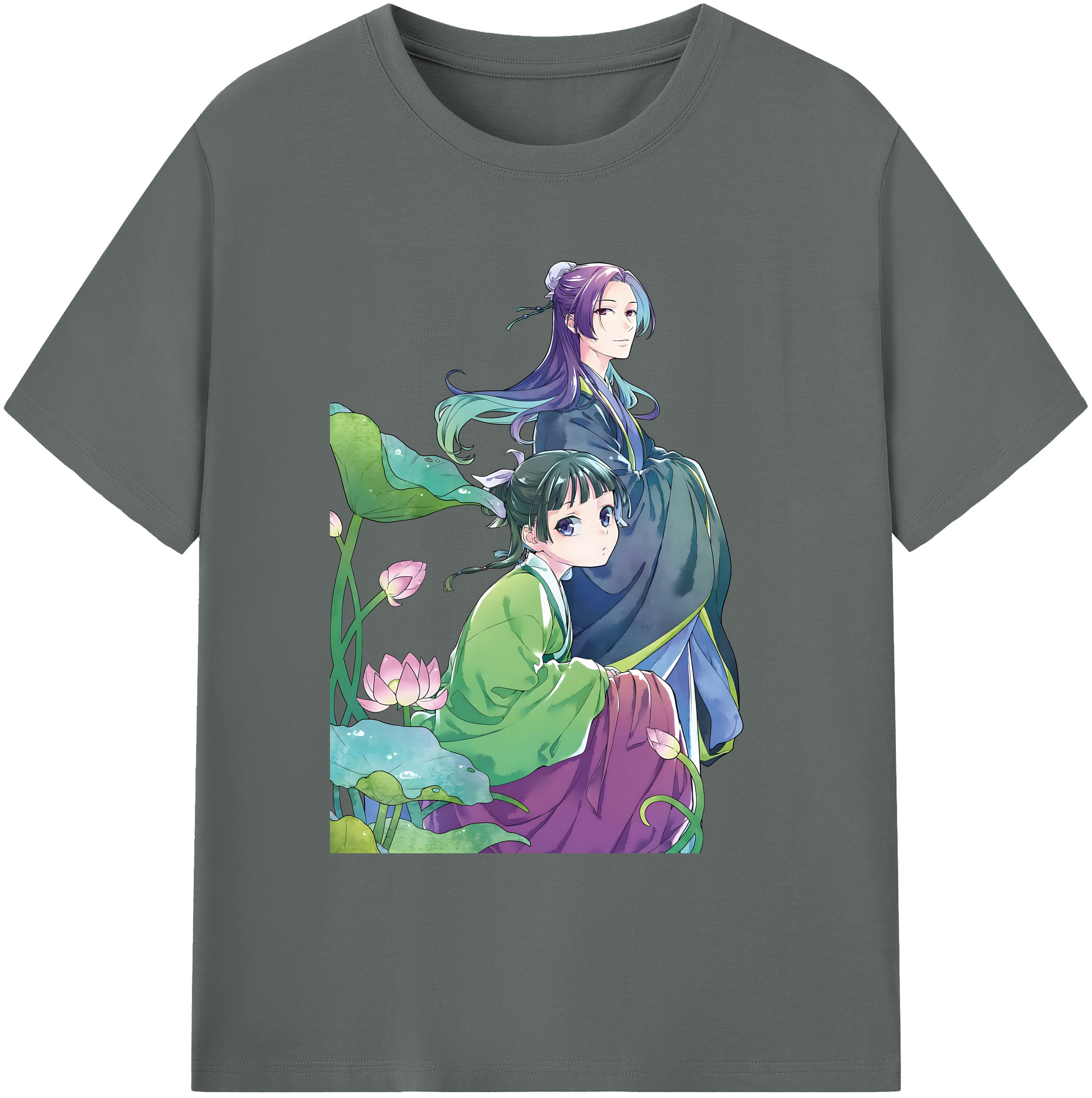 （画像用） 薬屋のひとりごと The Apothecary Diaries 綿100％ メンズ半袖Tシャツ｜肌触りやわらか＆通気性